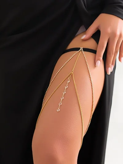 Multilayer Tassel Thigh Chains